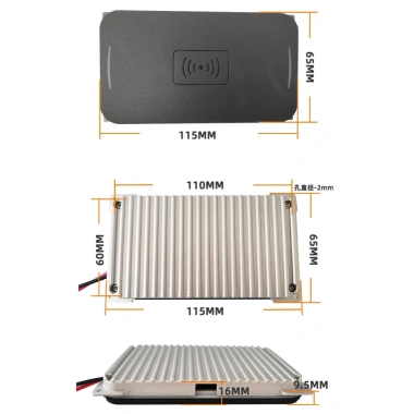 Mạch sạc nhanh không dây 12-24V cho ô tô - Vỏ hộp nhôm tản nhiệt, giá 350.000 VND