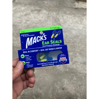 Mack’s Ear Seals 1 Đôi Nút Bịt Tai - Chống ồn, Chống Nước, Giá Ưu Đãi 169k