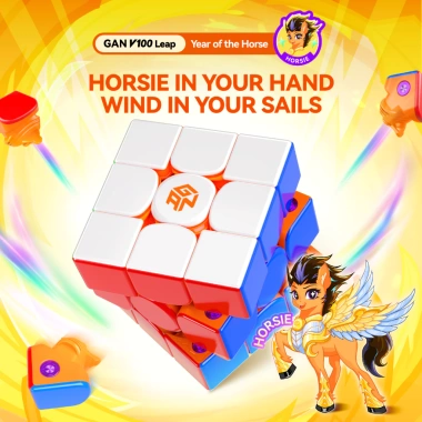 Magic Cube GAN V100 Leap Year Of The Horse Cube Frost Tốc Độ Giáo Dục Trẻ Em