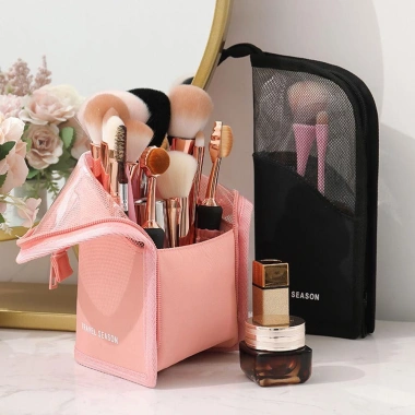 MAHES Túi Đựng Mỹ Phẩm & Đồ Vệ Sinh Cá Nhân Lớn, Giá Đỡ Tiện - Giảm tới 20% 4