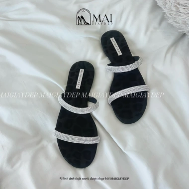 MAI Dép bệt dây xoàn da si lụa mịn, đế TPU chống trơn trượt, phù hợp đi hàng ngày du lịch - Giá ưu đãi 189.000₫