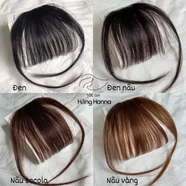 Mái Giả Tóc Thật 100% Dệt Tay Hàn Quốc - Thưa Tóc, Giá Giảm 108.000 VNĐ