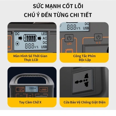 Makita PowerBank 150W Đa Chức Năng - Trạm Năng Lượng Di Động Dung Lượng Lớn, Sạc Dự Phòng, Giá Ưu Đãi 1,77 Triệu 4