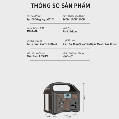 Makita PowerBank 150W Đa Chức Năng - Trạm Năng Lượng Di Động Dung Lượng Lớn, Sạc Dự Phòng, Giá Ưu Đãi 1,77 Triệu 7