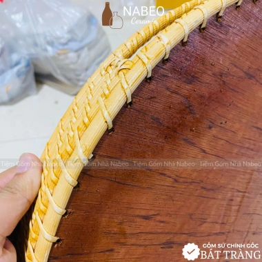 Mâm Gỗ Bộ Bát Đĩa Hoa Mặt Trời 2 Cỡ 45-55cm - Khay Cúng Gia Tiên Đẹp, Giá Ưu Đãi 199k