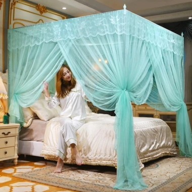 Màn chống muỗi 3 cửa không khung, siêu bền dễ lắp, giảm giá 275.000₫