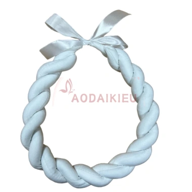 Mấn đội đầu tết đôi trơn A36 - Phụ kiện cài tóc áo dài lễ tết, chỉ 41.400₫ 4