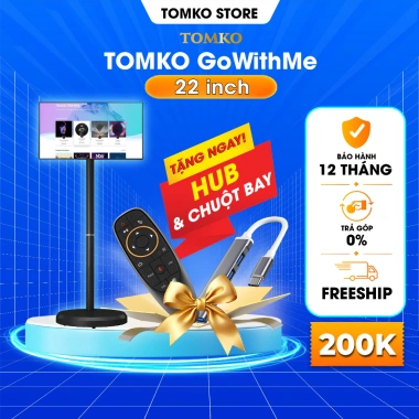Màn hình di động thông minh TOMKO 22 inch – Karaoke, Livestream, Yoga, quà tặng, giảm còn 6,980,000₫