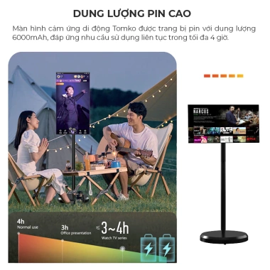 Màn hình di động thông minh TOMKO 22 inch – Karaoke, Livestream, Yoga, quà tặng, giảm còn 6,980,000₫ 3