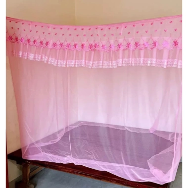 Màn mùng tuyn dây Thái không cửa/có cửa – Kích thước đa dạng, ren thêu cao cấp, giá 69.000₫ 4