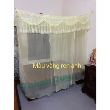 Màn ngủ mắc tay mùng tuyn, vải lanh thái lạnh, cửa ngủ chống muối cho người lớn - Giá 113.050đ 4