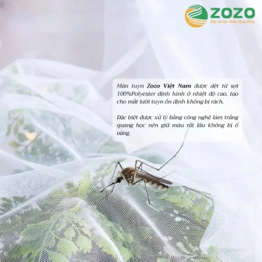 Màn ngủ ZoZo Loại 1 chính hãng chống muỗi cao cấp 1m2‑1m8 giảm giá 107k