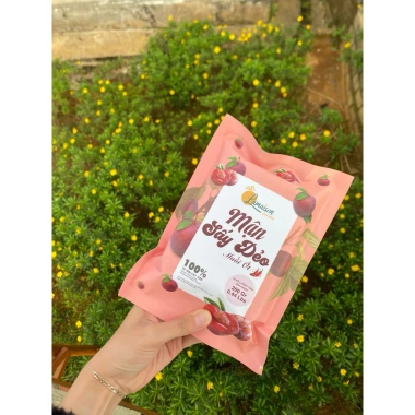 Mận sấy dẻo muối ớt 200g - 100% trái cây tươi, chua cay ngọt, đặc sản Tây Bắc, 56k