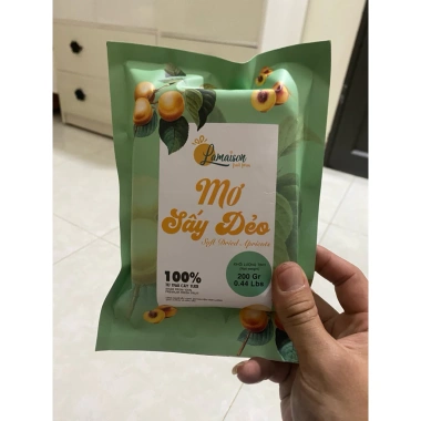 Mận sấy dẻo muối ớt 200g - 100% trái cây tươi, chua cay ngọt, đặc sản Tây Bắc, 56k