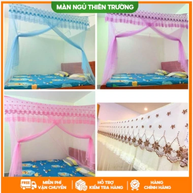 Màn trừ muỗi dây mạ tay m6x2m m8x2m 2mmx2m2 có cửa chông giá 100.000₫