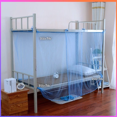 Màn tủ ngủ giường KTX, giường tầng, mùng mác 4 góc, lưới ngủ, chống muối - 79.000đ