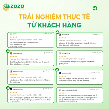Màn tuyn chống muỗi trơn cao cấp ZoZo - Đa kích thước, giảm còn 120.000₫ 9 Màn tuyn chống muỗi trơn cao cấp ZoZo - Đa kích thước, giảm còn 120.000₫ 9