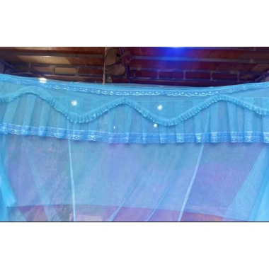Màn tuyn dây hoa hồng 2 tầng sang trọng – Mùng ngủ chống muỗi cao cấp M2 có cửa, giá chỉ 130k 6