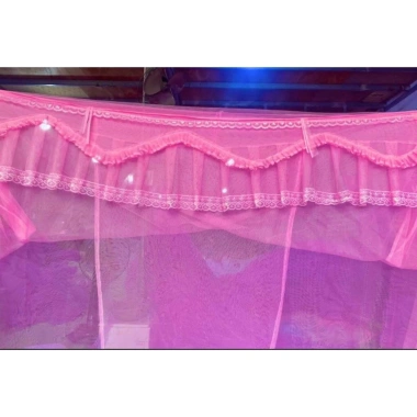 Màn tuyn dây hoa hồng 2 tầng sang trọng – Mùng ngủ chống muỗi cao cấp M2 có cửa, giá chỉ 130k 8