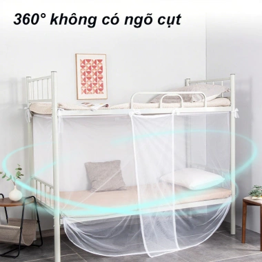 Màn Tuyn Ký Túc Xá Chống Muỗi - Lưới Giường Tầng Dễ Lắp Đặt, Đẹp Giá Rẻ 79.380₫