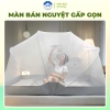 Màn Xếp Bán Nguyệt Kinh Bắc Cao Cấp 1m35 - Mùng Chống Muỗi Gấp Gọn Người Lớn 286k