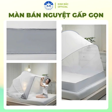 Màn Xếp Bán Nguyệt Kinh Bắc Cao Cấp 1m35 - Mùng Chống Muỗi Gấp Gọn Người Lớn 286k 4 Màn Xếp Bán Nguyệt Kinh Bắc Cao Cấp 1m35 - Mùng Chống Muỗi Gấp Gọn Người Lớn 286k 4