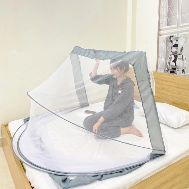 Màn Xếp Bán Nguyệt Kinh Bắc Cao Cấp 1m35 - Mùng Chống Muỗi Gấp Gọn Người Lớn 286k 8 Màn Xếp Bán Nguyệt Kinh Bắc Cao Cấp 1m35 - Mùng Chống Muỗi Gấp Gọn Người Lớn 286k 8