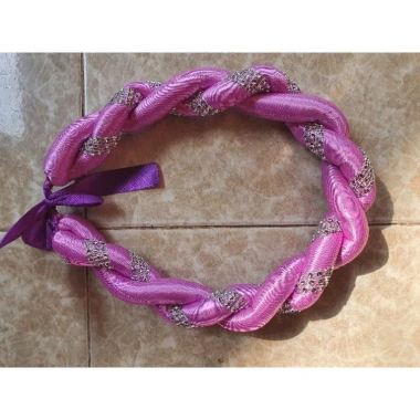Mấn xoắn đôi dây nhựa - Đội đầu cô dâu, bê lễ, cách tân, áo dài chỉ 40.000₫