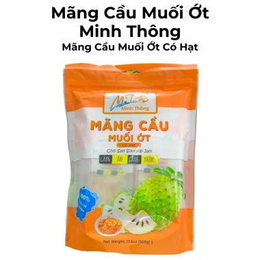 Mãng Cầu Muối Ớt Sấy Dẻo Minh Thông Không Hạt 500g - Giá chỉ 75.000, giảm tới 20% 2