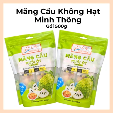 Mãng Cầu Muối Ớt Sấy Dẻo Minh Thông Không Hạt 500g - Giá chỉ 75.000, giảm tới 20% 6