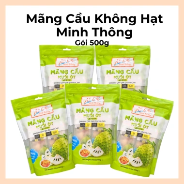 Mãng Cầu Muối Ớt Sấy Dẻo Minh Thông Không Hạt 500g - Giá chỉ 75.000, giảm tới 20% 7