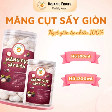 Măng Cụt Sấy Giòn 1.200ml - Chua Ngọt, Hoa Quả Xốp Organic, Giá Ưu Đãi 149k 4