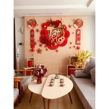 Mành tăm trang trí Tết 1.5-1.8m cắt theo yêu cầu sỉ lẻ ưu đãi 59.923 VND