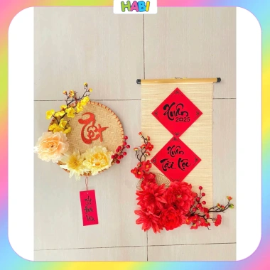 Mành Tre Trang Trí Tết 2.026 Xuân Bính Ngọ 30x60cm Trung Thu Giá Rẻ 47,920 VND