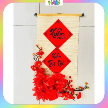 Mành Tre Trang Trí Tết 2.026 Xuân Bính Ngọ 30x60cm Trung Thu Giá Rẻ 47,920 VND