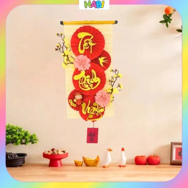 Mành Tre Trang Trí Tết 2.026 Xuân Bính Ngọ 30x60cm Trung Thu Giá Rẻ 47,920 VND