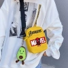 Marvel Người Nhện Trẻ Em Túi Đeo Vai Vải Dễ Thương Keychain Anime Game Satchel 2