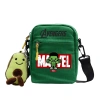 Marvel Người Nhện Trẻ Em Túi Đeo Vai Vải Dễ Thương Keychain Anime Game Satchel 5