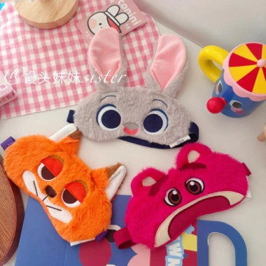 Mask ngủ hoạt hình Judy Thỏ & Stitch trẻ em, thoáng khí bảo vệ mắt, giảm giá 75.600đ