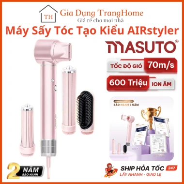 Masuto AirStyler 5 trong 1 - Máy sấy tạo kiểu ion bảo tóc giảm hư tổn, chính hãng