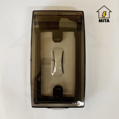 Mặt Che Chống Nước và Che Mưa Lioa Loại Bắt Vít - Bảo Vệ Ổ Cắm Ngoài Trời, Giá 64k 7