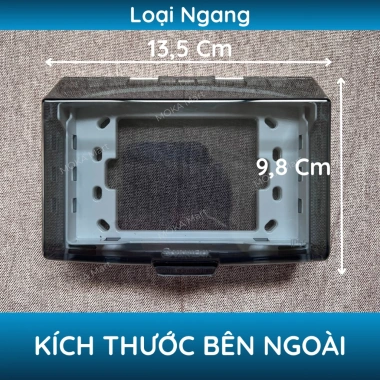 Mặt che mưa chống nước cho ổ cắm công tắc điện - Bắt vít chắc chắn, chính hãng, giảm giá 62.000 VND 4