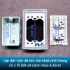 Mặt che mưa chống nước cho ổ cắm công tắc điện - Bắt vít chắc chắn, chính hãng, giảm giá 62.000 VND 9