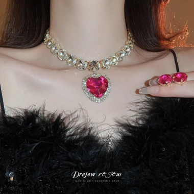 Mặt Dây Chuyền Thả Hoa Kim Cương DREJEW - Vòng Cổ Tiền Ngọc Trai Nhân Tạo 31.570₫