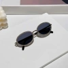 Mắt Kính Chống Nắng - Kính Râm Nữ Oval Gọng Kim Loại Bầu Dục Giá Ưu Đãi 59.000đ 6