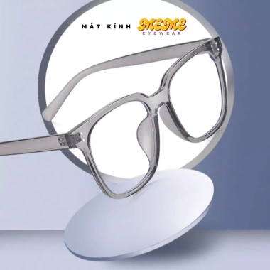 Mắt kính đổi màu nam nữ vuông to TR90 cao cấp, chống ánh sáng xanh UV, thời trang MEME Y17 - 74.998₫ 7