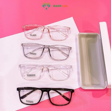 Mắt Kính Giả Cận Form Vuông 6.601-6.602 Gọng Dẻo Nhiều Màu Siêu Đẹp - Giá 21.526₫ 2