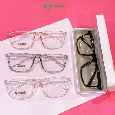 Mắt Kính Giả Cận Form Vuông 6.601-6.602 Gọng Dẻo Nhiều Màu Siêu Đẹp - Giá 21.526₫ 3
