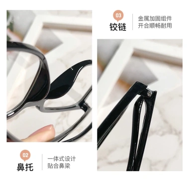 Mắt kính giả cận thời trang Hàn Quốc K18 chống UV cho nam nữ - Giá 14.684₫ 7