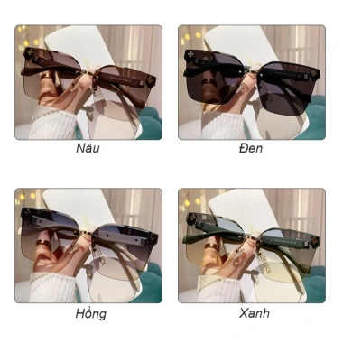 Mắt kính râm nữ thời trang mắt mèo 2.026 Chống UV chống bụi phù hợp du lịch hè giá 99.000₫